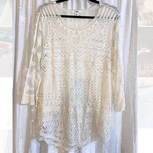 Lace boho top